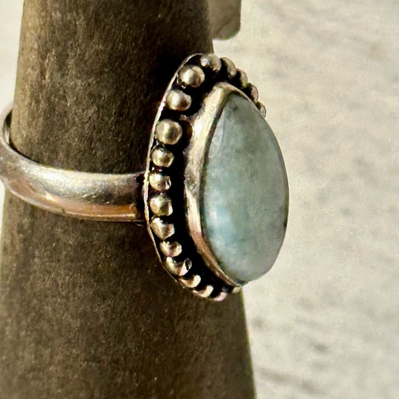 Larimar SS Ring size 7 - Picture 3 of 6